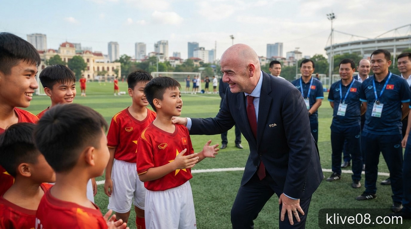 Chủ tịch FIFA Gianni Infantino tại Hà Nội: Tầm nhìn cho bóng đá Việt Nam